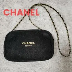 (美品)CHANEL ノベルティ　ショルダーチェーンポーチ