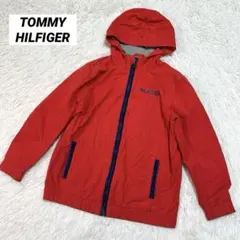 美品✨トミーヒルフィガー ナイロンジャケット ウィンドブレーカー 赤 レッド