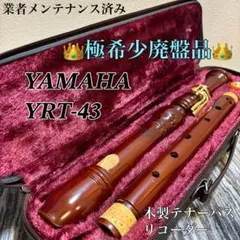 【極希少廃盤品】YAMAHA YRT-43 バロック式　木製テナーリコーダーのサムネイル