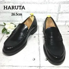 【ハルタ】コインローファー OADB6550♡ブラック 26.5