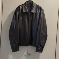 ST. JOHN'S BAY ブラックレザージャケット Lサイズ