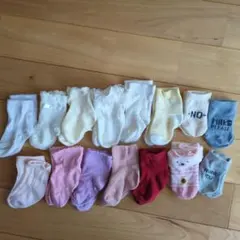 ベビー靴下　女の子用　15足セット　7〜13cm