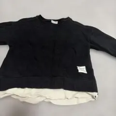 Blank closet キッズ トレーナー ブラック
