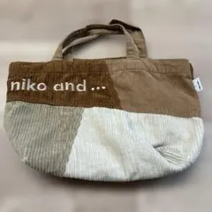 美品☆niko and ... コーデュロイ トートバッグ