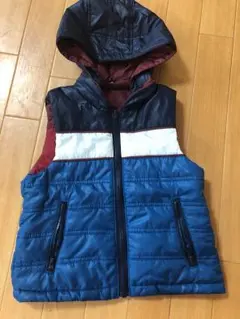 コムサイズム ダウンベスト リバーシブル 110