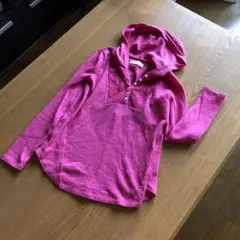 Abercrombie パーカー付き長袖　 トップスアウター　ピンク　S