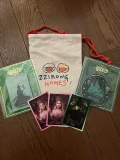 【売り切りセール】Wicked カードセットと巾着袋