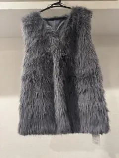 ファーベスト グレー ファーコート