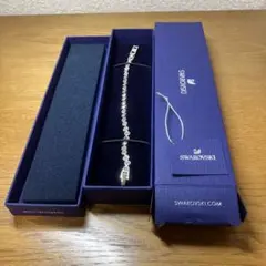 fire.6様用）SWAROVSKI ブレスレット クリスタル シルバー - メルカリ
