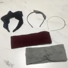 EMODA含むヘアアクセサリー 5点セット カチューシャ ヘアバンド