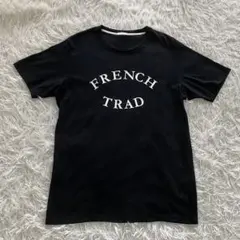 GU ジーユー カレッジロゴプリントTシャツ ブラック Lサイズ 綿100%のサムネイル