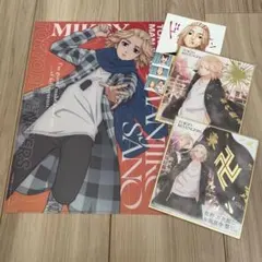 【おまけ付き】東京リベンジャーズ佐野万次郎クリアファイル&ミニ色紙2種類