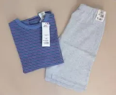 新品未使用品　ボーダー　パジャマ　120 男の子　ルームウェア