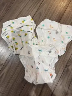 おむつカバー 3点セット 布オムツカバー　未使用　水通しのみ