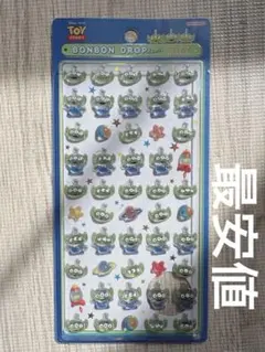 ディズニー　リトルグリーメン　エイリアン　ボンボンドロップシールmini　正規品