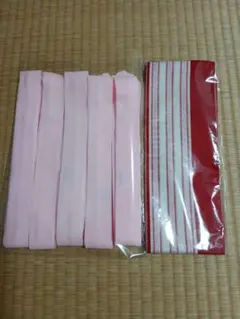 着付け小物セット ピンク系 腰紐5本 伊達締め