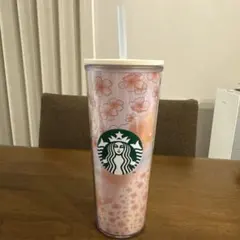 新品　SAKURA2025コールドカップタンブラーレイヤード414ml スタバ