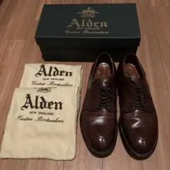 SALE Alden オールデン Vチップ モディファイドラスト 8 1/2 USED) ALDEN オールデン54411 モディファイドラスト カーフV