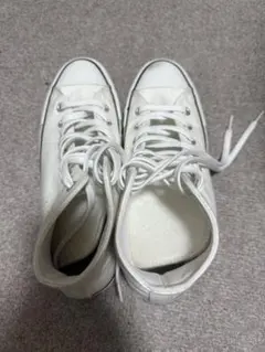 Converse ホワイト ハイカットスニーカー