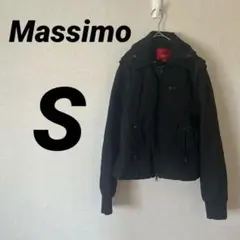 Massimo テック系 オシャレ ブラック ダウンジャケット 【S】サイズ