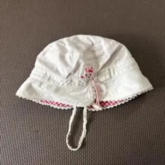 ミキハウス mikihouse ウサギ刺繍バケットハット ベビー用