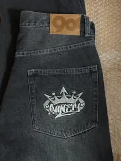 9090 ワイドデニムパンツ グレー 値下げ可能 9090 ワイドデニムパンツ グレー 値下げ可能 - メルカリ