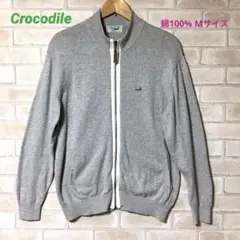 Crocodile クロコダイル 薄手スエットトレーナー 綿100% Mサイズ