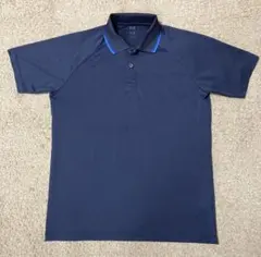 UNIQLO ユニクロ　DRY-EX ポロシャツ　メンズ　ネイビー　M