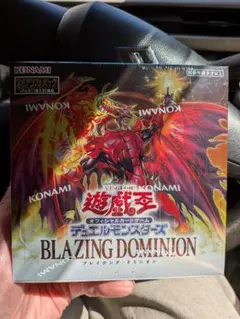 遊戯王 ブレイジングドミニオン未開封BOX シュリンク付き - メルカリ