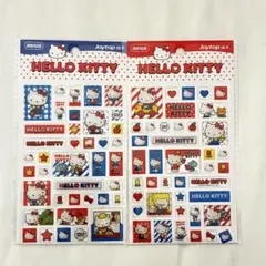 韓国 正規品 ハローキティ ぷっくり 3D立体 シール 2点セット