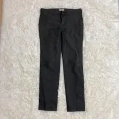 Betty Smithグレーストレートスラックス　Lサイズのサムネイル