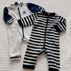 Champion 長袖カバーオール2点セット