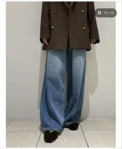 masonprinceメゾンプリンス ワイドフレアデニムパンツ takato着用
