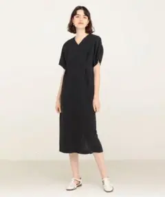 Ballsey Ｖネックワンピース ブラック