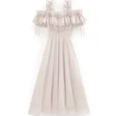 フリルオフショルコルセットワンピース GRL M