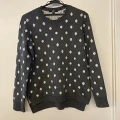 UNIQLOドット柄セーター