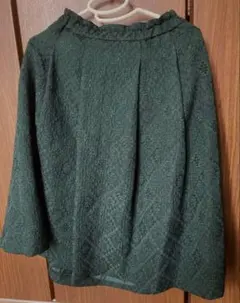 深緑色スカート　ef-de