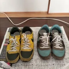 NIKE スニーカー イエロー/ブラウン
