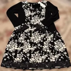 Super Beauty ❣️花柄長袖ワンピース 42新品未使用