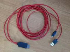 MHL変換ケーブル　micro USB to HDMI