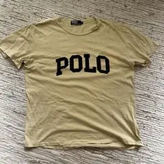 90s ビンテージ　Polo Ralph Lauren Tシャツ M ベージュ
