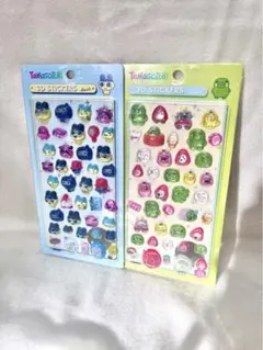 たまごっち ボンボンドロップ風3Dステッカー2枚セット まめっち くちぱっち