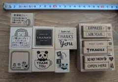 スタンプ詰め合わせ セリア　ラバースタンプ　クリアスタンプ