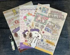 スヌーピー　SNOOPY クリアファイル　日本生命　USJ