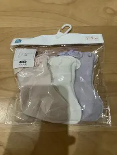 ベビー靴下 3足セット 7-9cm フリル付き　新品未開封