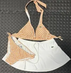 Lacoste ギンガムチェック ビキニセット 9M