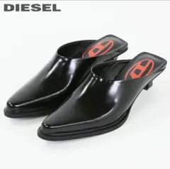 DIESEL ブラック ミュール ポインテッドトゥのサムネイル
