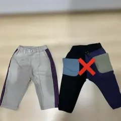 branshes 90サイズ パンツ ベージュクロップド丈