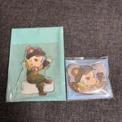 鬼滅の刃 実りの秋まつり アクスタ アクリルスタンド くま缶バッジ 宇髄天元