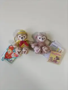 ダッフィー＆シェリーメイ　ぬいぐるみ　ボールキーホルダーのサムネイル